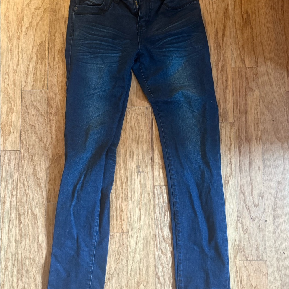 Lee Women's Deep Blue Straight Jeans